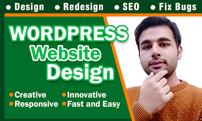 design, redesign and develop an SEO optimized wordpress website or blog