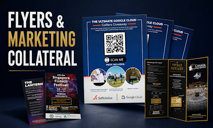 design professional flyers and print marketing collateral