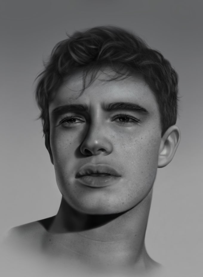 Draw Realistic Portraits Digitally By Anagoca281