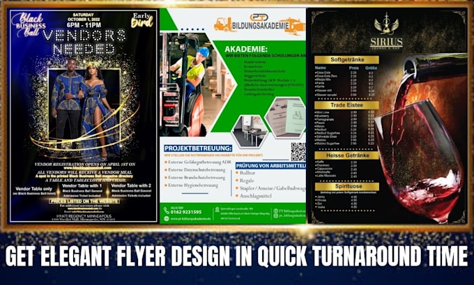 design professional flyer design for your company