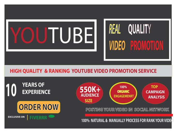 Youtube video promotion