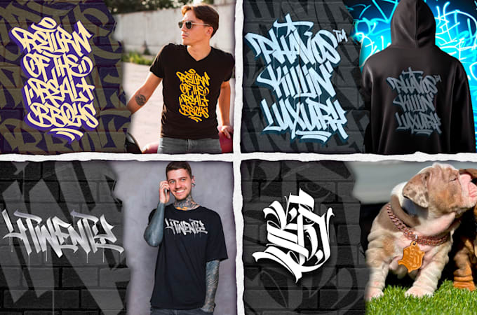 create a graffiti handstyle tag  design for your business