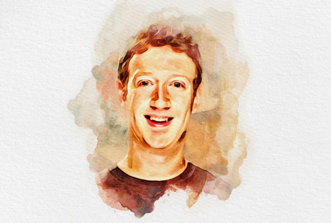 draw awesome watercolor portrait artistic