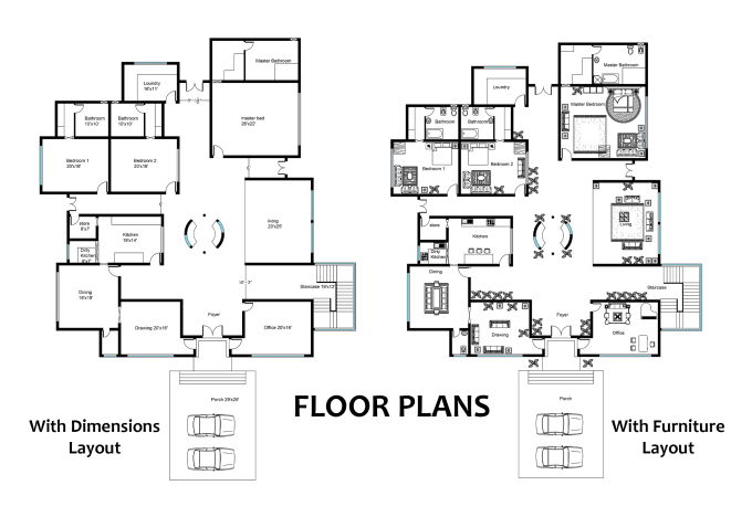Simple Residential Building Plan Section Elevation Pdf