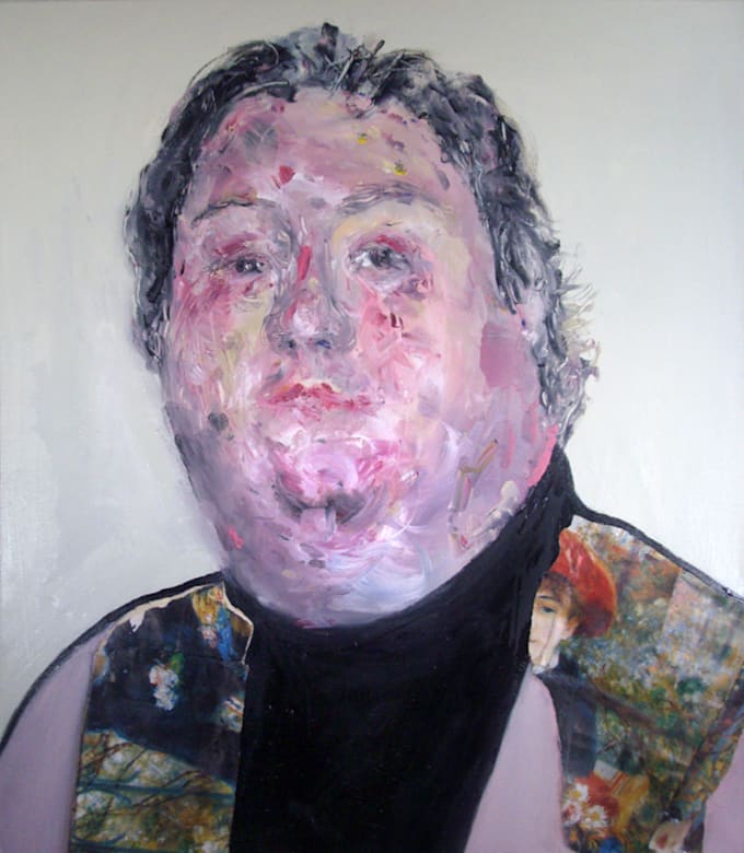 Contemporary Portrait Design Painting By Evros Designer