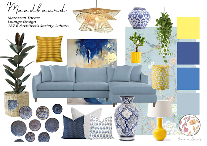 design a moodboard for your project
