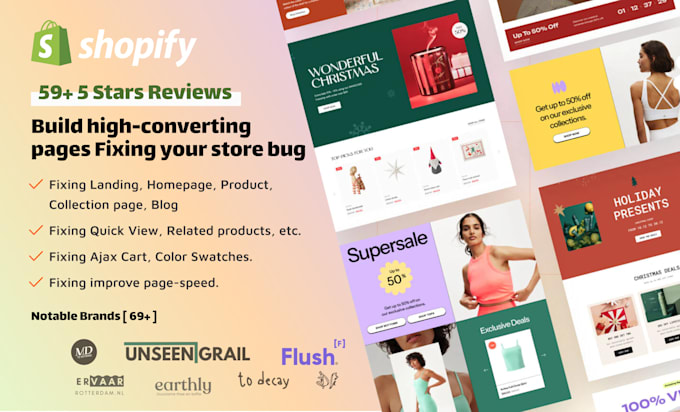 customize, develop, and bug fixing shopify horizon theme store