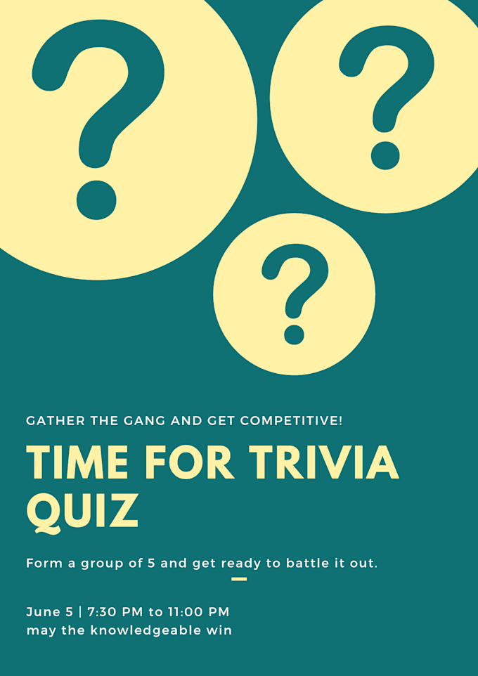 create a quiz on any topic