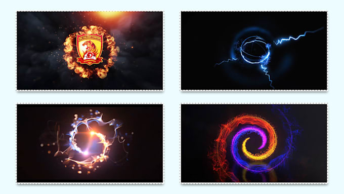 create your youtube video intro logo animation