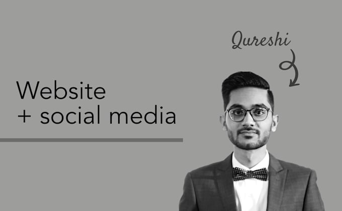 create website and social media for your startup