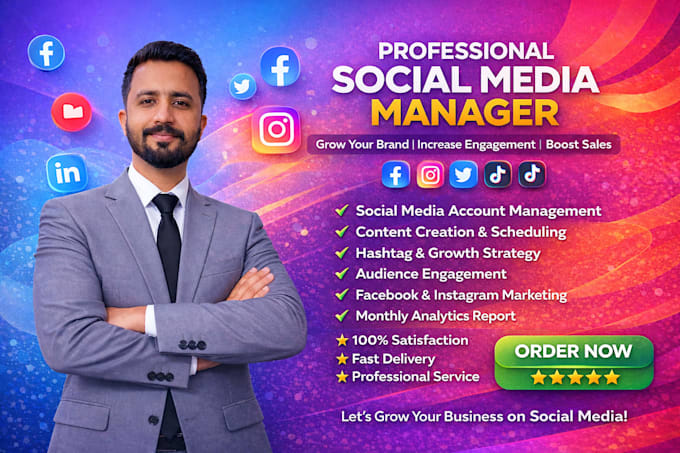 be your social media manager and content creator