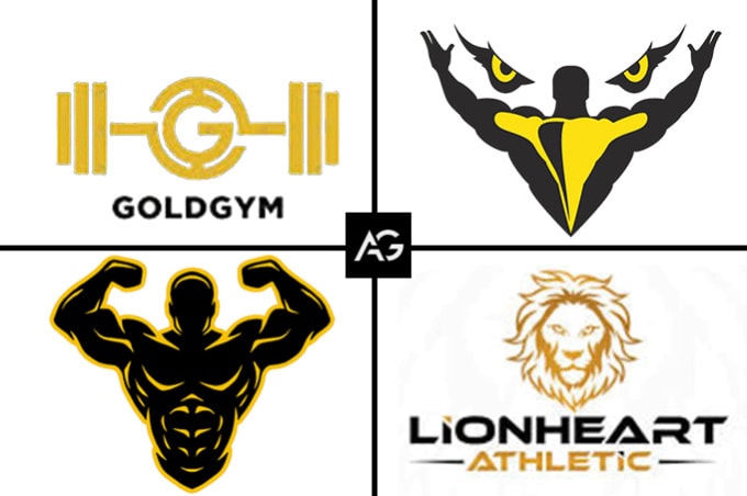 Design unique gym,sports and fitness logo design by Alahmedgraphics