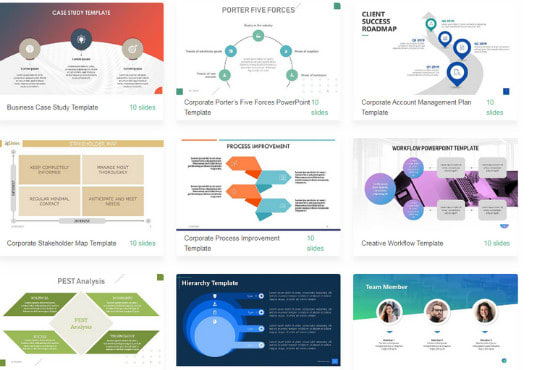 create a professional powerpoint presentation