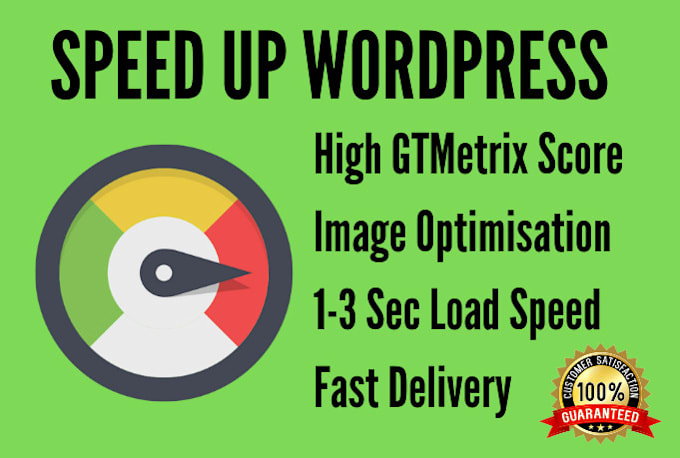do wordpress speed optimization, improve load time in 24 hrs