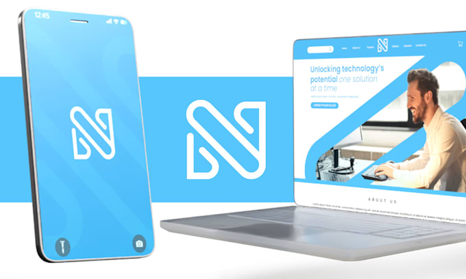 create a business logo and complete brand style guide