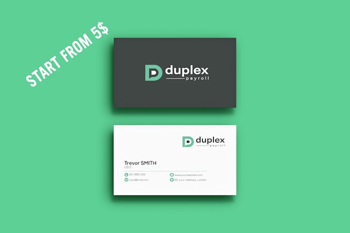 design minimal n simple business card