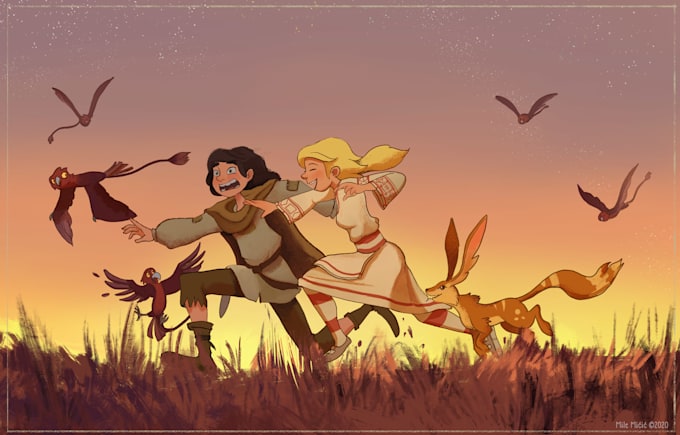 make illustrations for your game or story