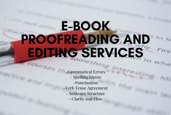 proofread and edit your ebook manuscript