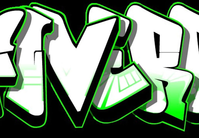 design graffiti style logo