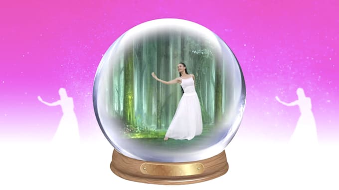 dance to your music in the crystal ball