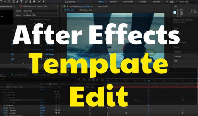 After Effects Template Free Edit