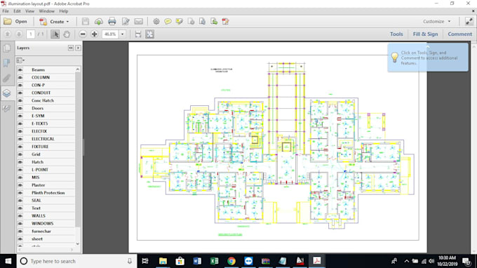 create electrical drawings including elv system