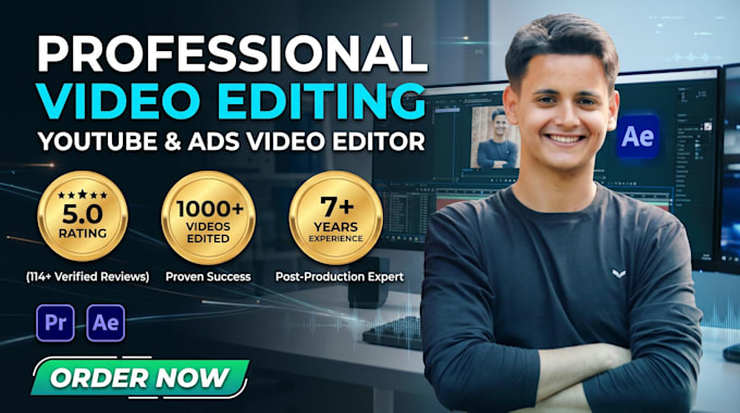 do video editing for youtube, reels and ads
