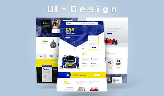 Design ui templates for your website by Ankan_m | Fiverr
