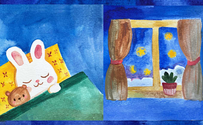 illustrate a whimsical watercolor illustration