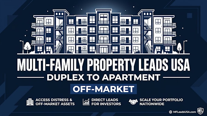 find multi family apartment building leads USA investors
