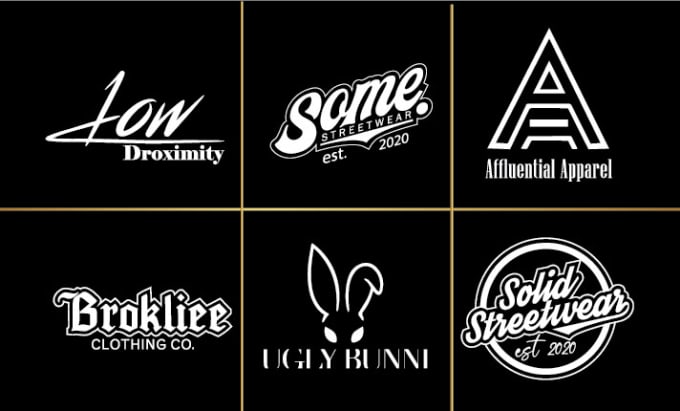 Logo design ideas - Fashion luxury urban streetwear line clothing brand  apparel boutique logo