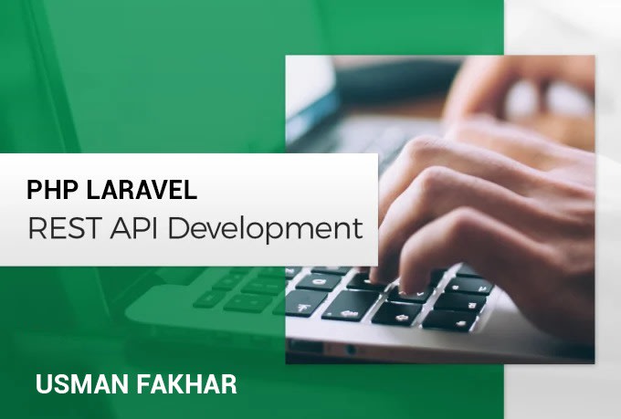 develop web application API in laravel