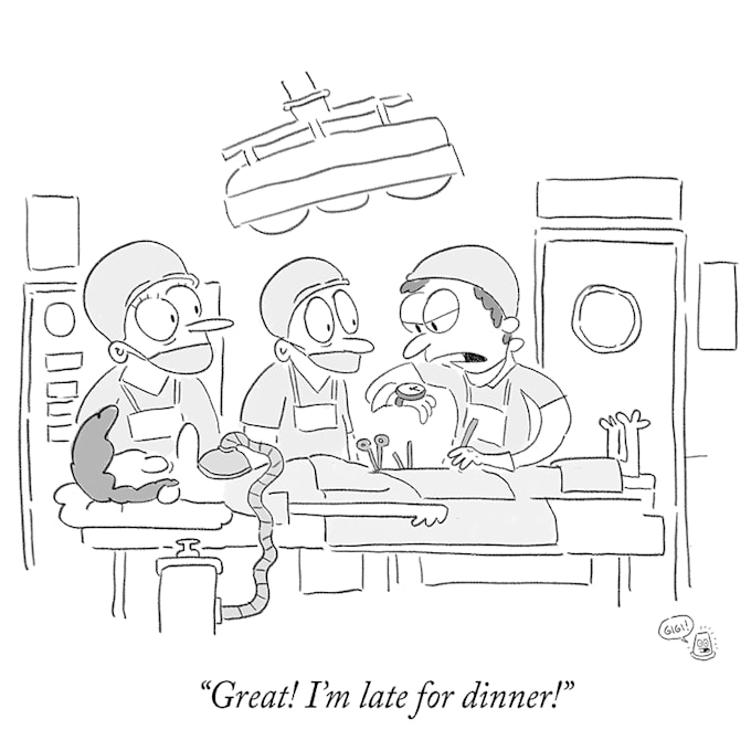 create new yorker stylish cartoon