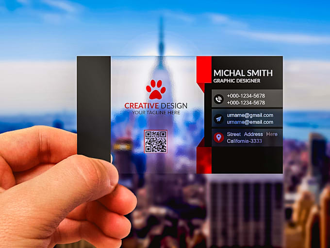 do plastic transparent business card