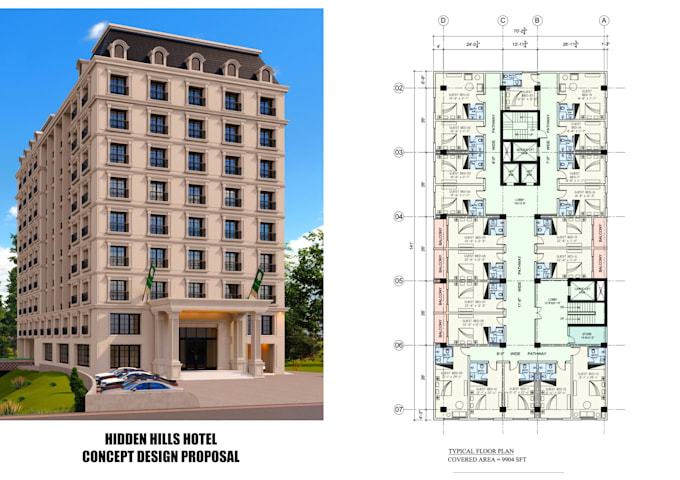 do architectural design in modern way