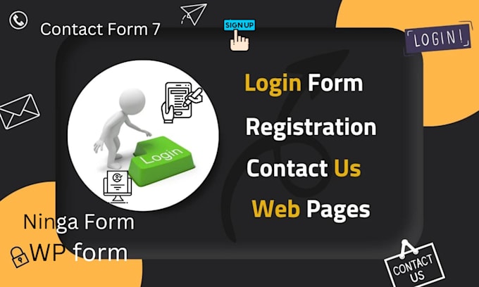 create wordpress contact form 7, gravity form, ninja form