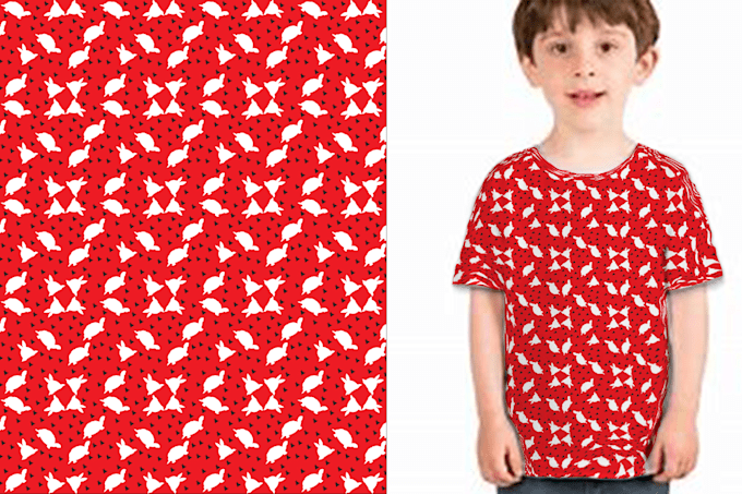 Design beautiful simple repeat pattern by Qazianasrahman4 | Fiverr