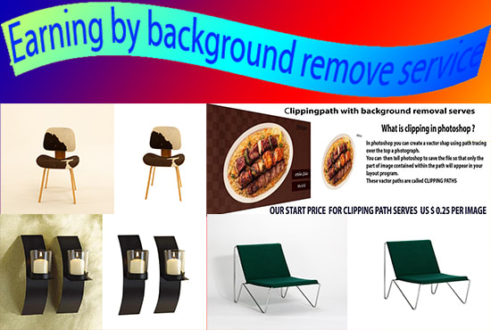 online earn money  photo editing clipping background remove