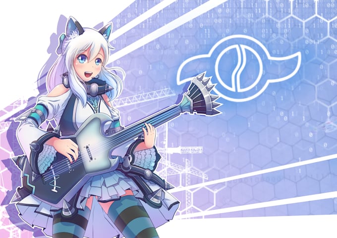 draw cute anime, fanart, original character for you