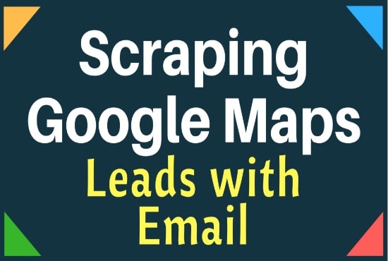 do local business list from google maps with email and any directory site