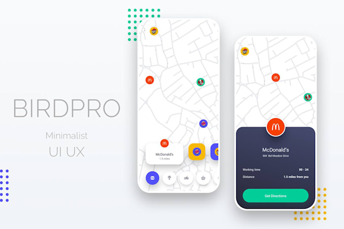 Design a minimalist ui ux for your app, web and landing page by Birdpro ...