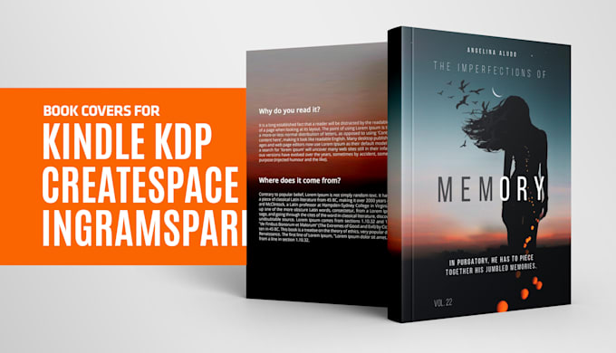 do fantasy book cover design, children book cover and book cover kdp