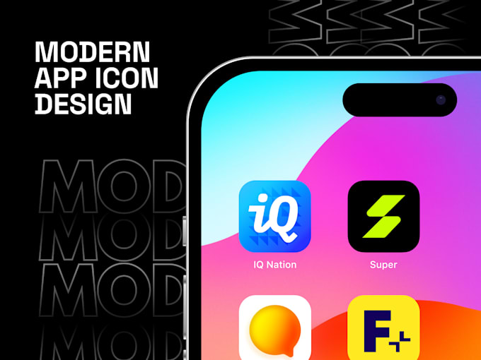 design a modern app icon