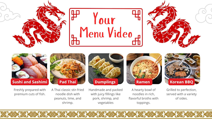 make your professional restaurant promo video