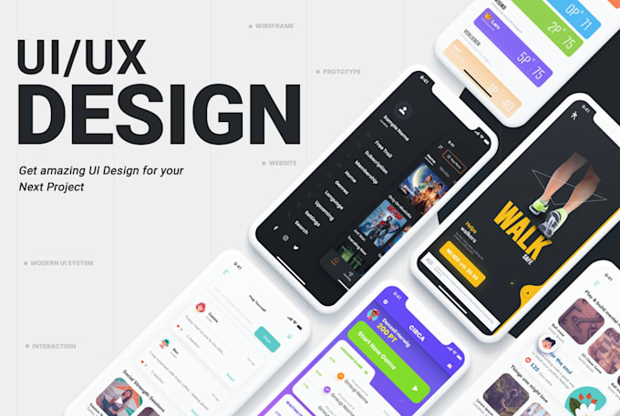 create UI design for mobile app