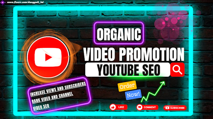 do youtube channel SEO and video promotion