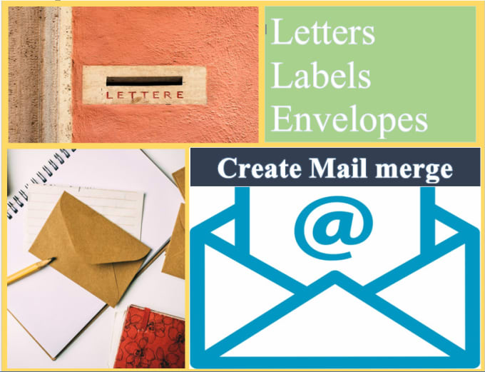 Do Mail Merge Letters Avery Mailing Labels And Envelopes By 8970