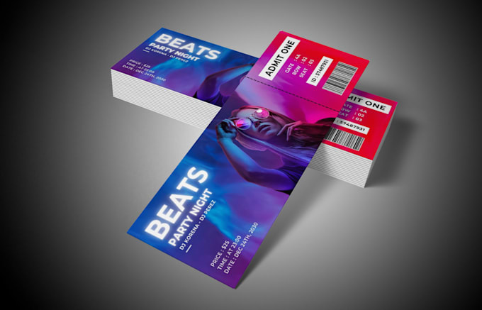 design event ticket, swing ticket, hang tag, price tag in 6 hrs