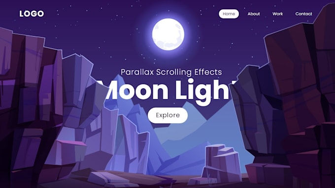 design a professional parallax website for your business
