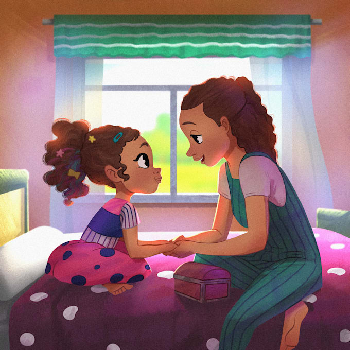 create hand drawn childrens book without ai